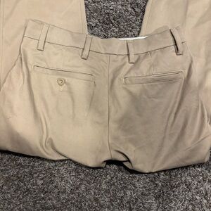 Amazon Essentials Tan Chinos Classic Cut Cotton Blend